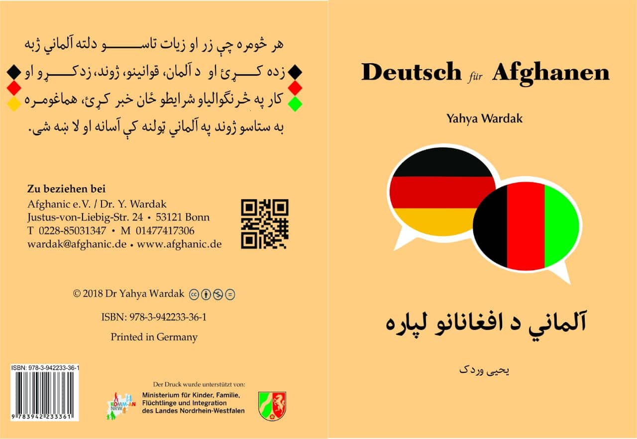 Deutsch für Afghanen auf Pashto, 3. Auflage 2021 - AFGHANIC e.V 